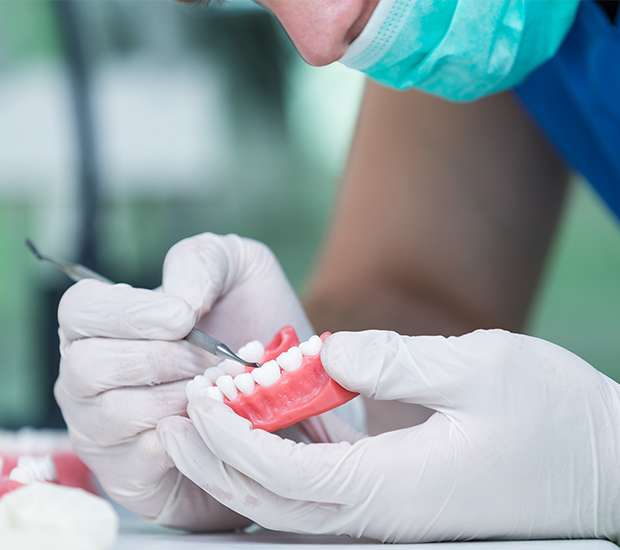 Gilbert Partial Denture for One Missing Tooth